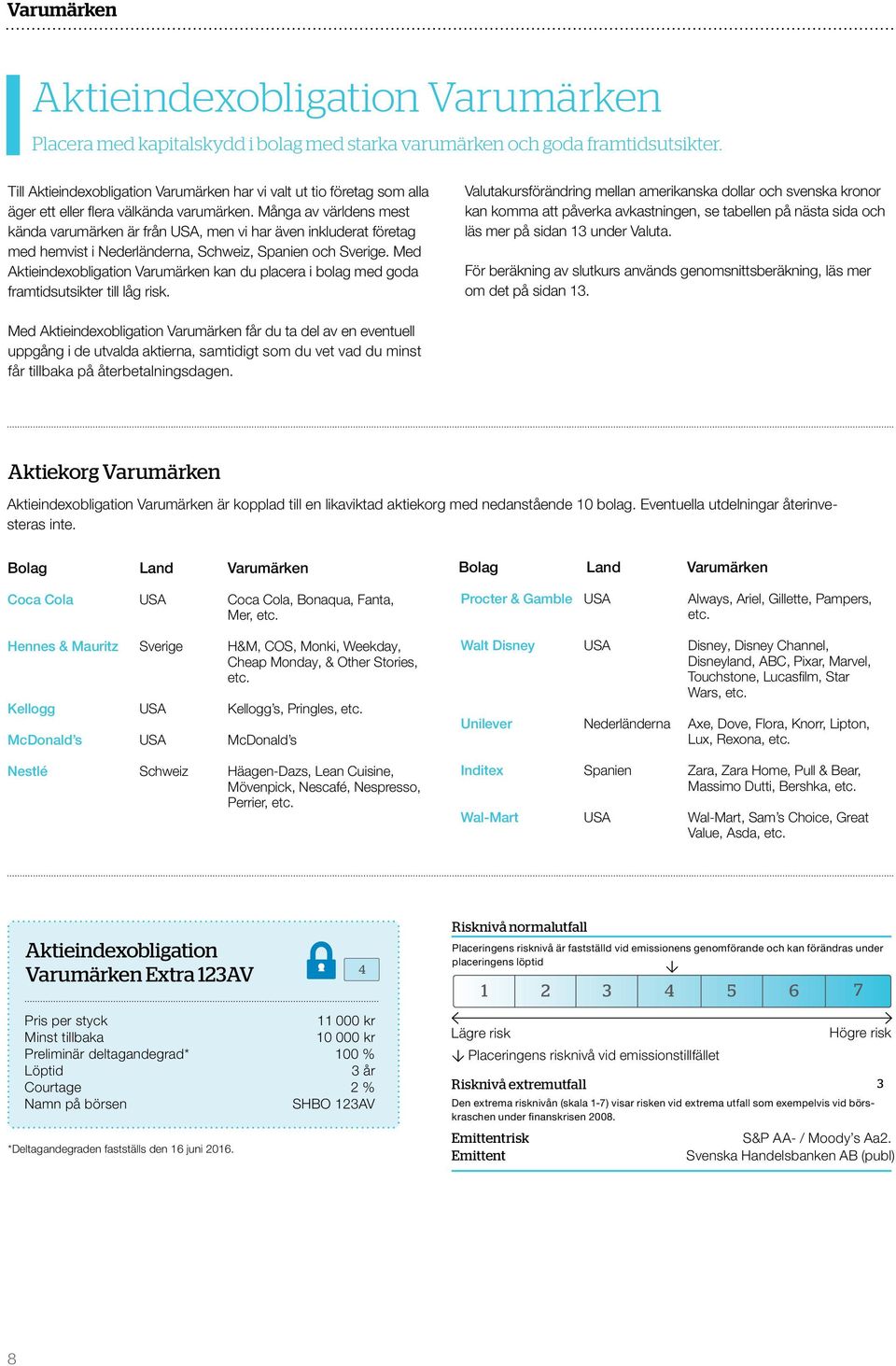 Många av världens mest kända varumärken är från USA, men vi har även inkluderat företag med hemvist i Nederländerna, Schweiz, Spanien och Sverige.