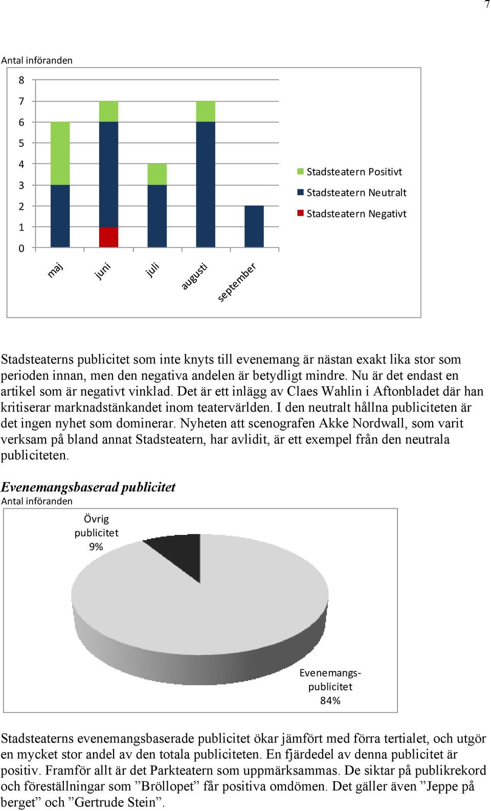 I den neutralt hållna publiciteten är det ingen nyhet som dominerar.