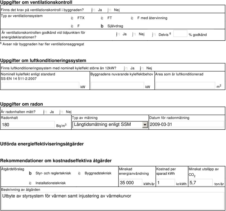 nominell kyleffekt större än 12kW?