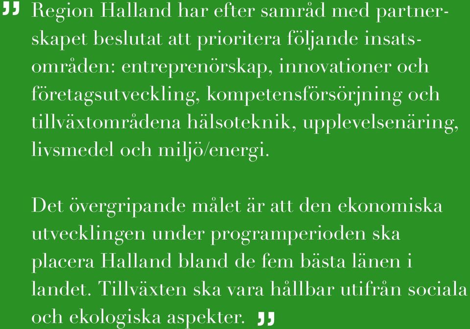 livsmedel och miljö/energi.