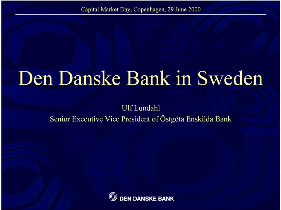 Sweden Ulf Lundahl Senior