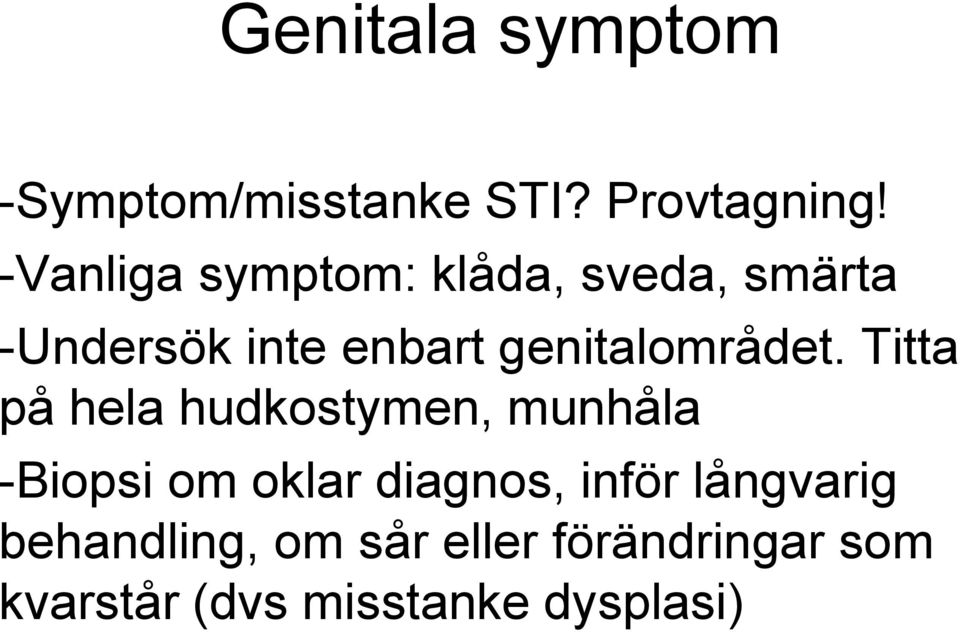 genitalområdet.