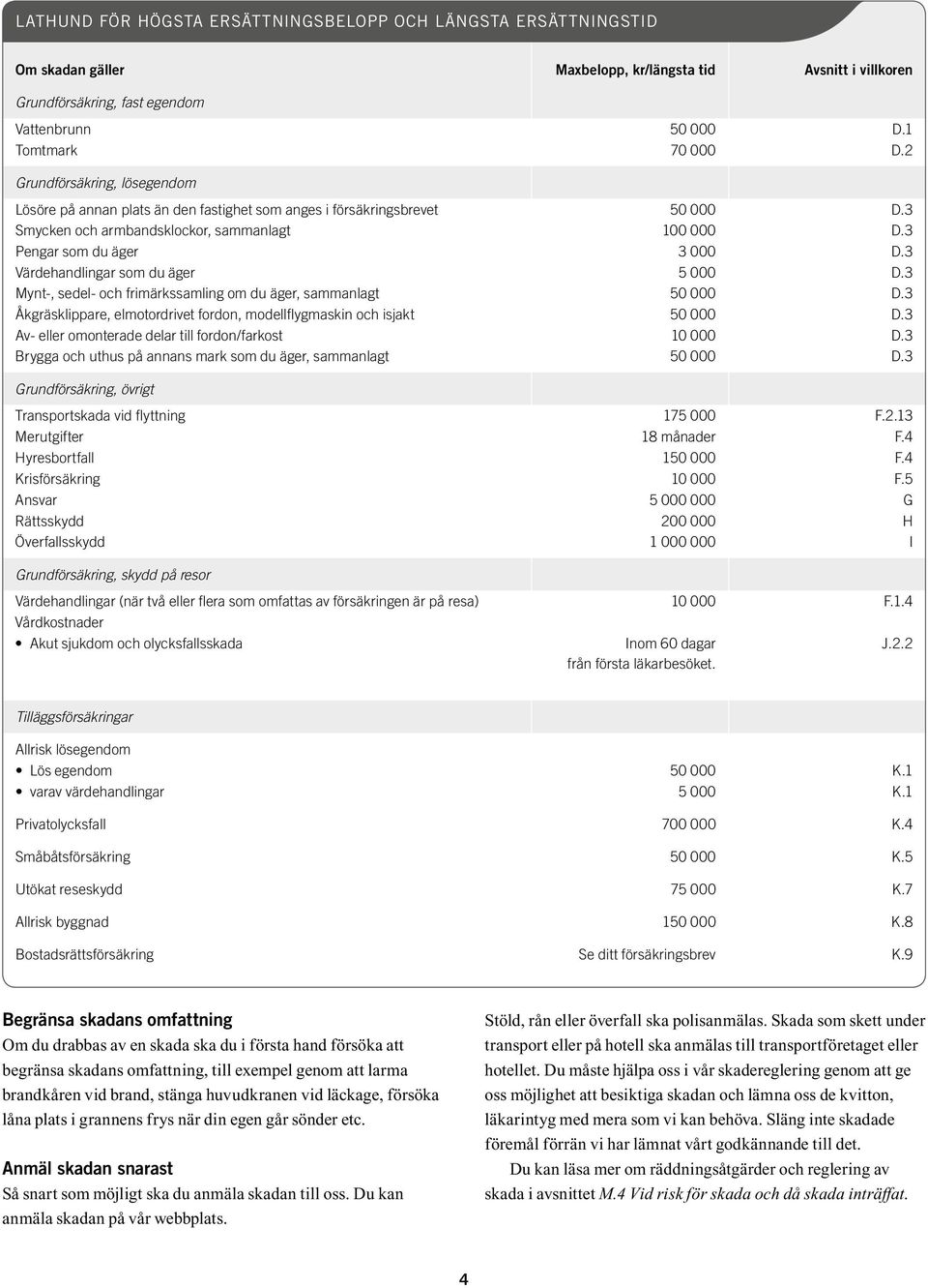 3 Värdehandlingar som du äger 5 000 D.3 Mynt-, sedel- och frimärkssamling om du äger, sammanlagt 50 000 D.3 Åkgräsklippare, elmotordrivet fordon, modellflygmaskin och isjakt 50 000 D.