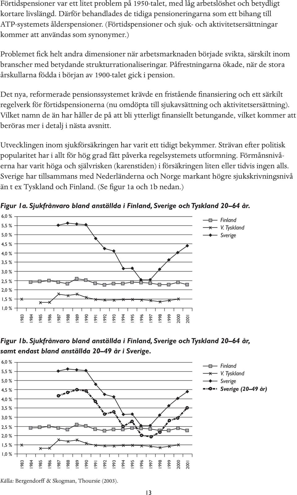 ) Problemet fick helt andra dimensioner när arbetsmarknaden började svikta, särskilt inom branscher med betydande strukturrationaliseringar.