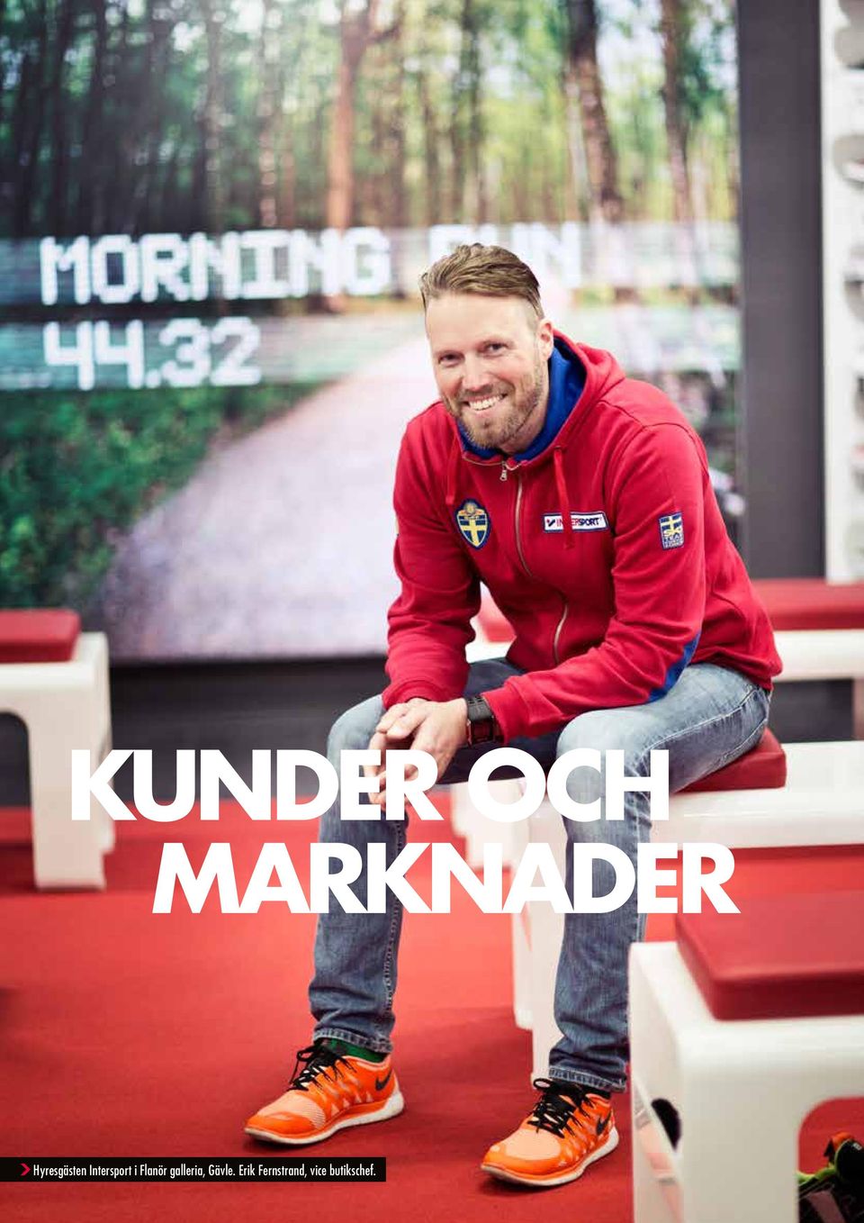 Erik Fernstrand, vice butikschef.