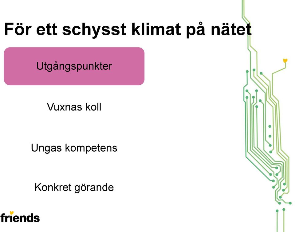 Utgångspunkter Vuxnas