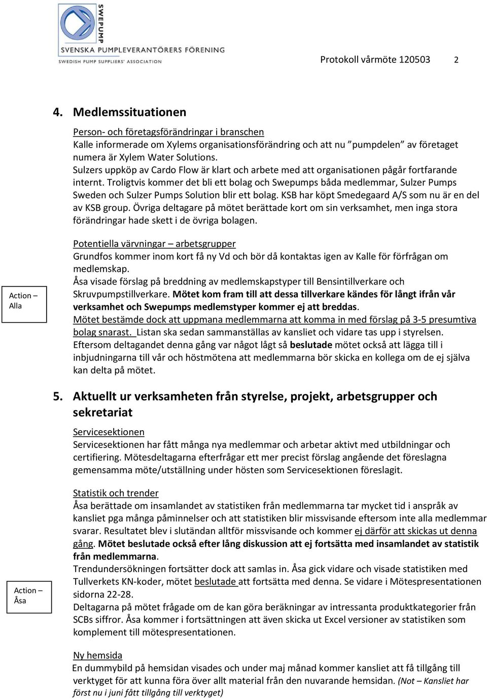 Sulzers uppköp av Cardo Flow är klart och arbete med att organisationen pågår fortfarande internt.