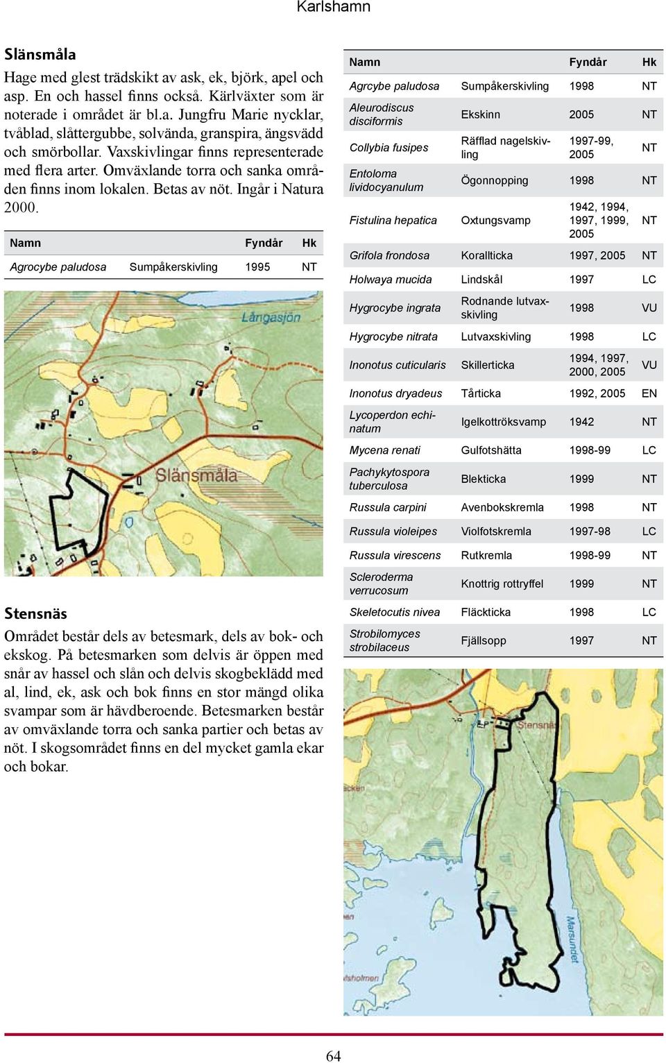 Agrocybe paludosa Sumpåkerskivling 1995 Agrcybe paludosa Sumpåkerskivling 1998 Aleurodiscus disciformis Collybia fusipes Entoloma lividocyanulum Fistulina hepatica Ekskinn 2005 Räfflad nagelskivling