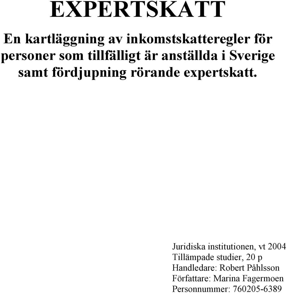 expertskatt.