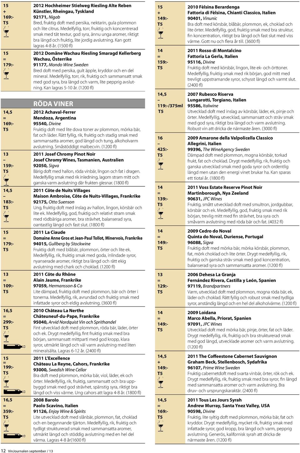 (00 fl) 20 Domäne Wachau Riesling Smaragd Kellerberg Wachau, Österrike 91177, Mondo Wine Sweden Bred doft med persika, gult äpple, kryddor och en del mineral.