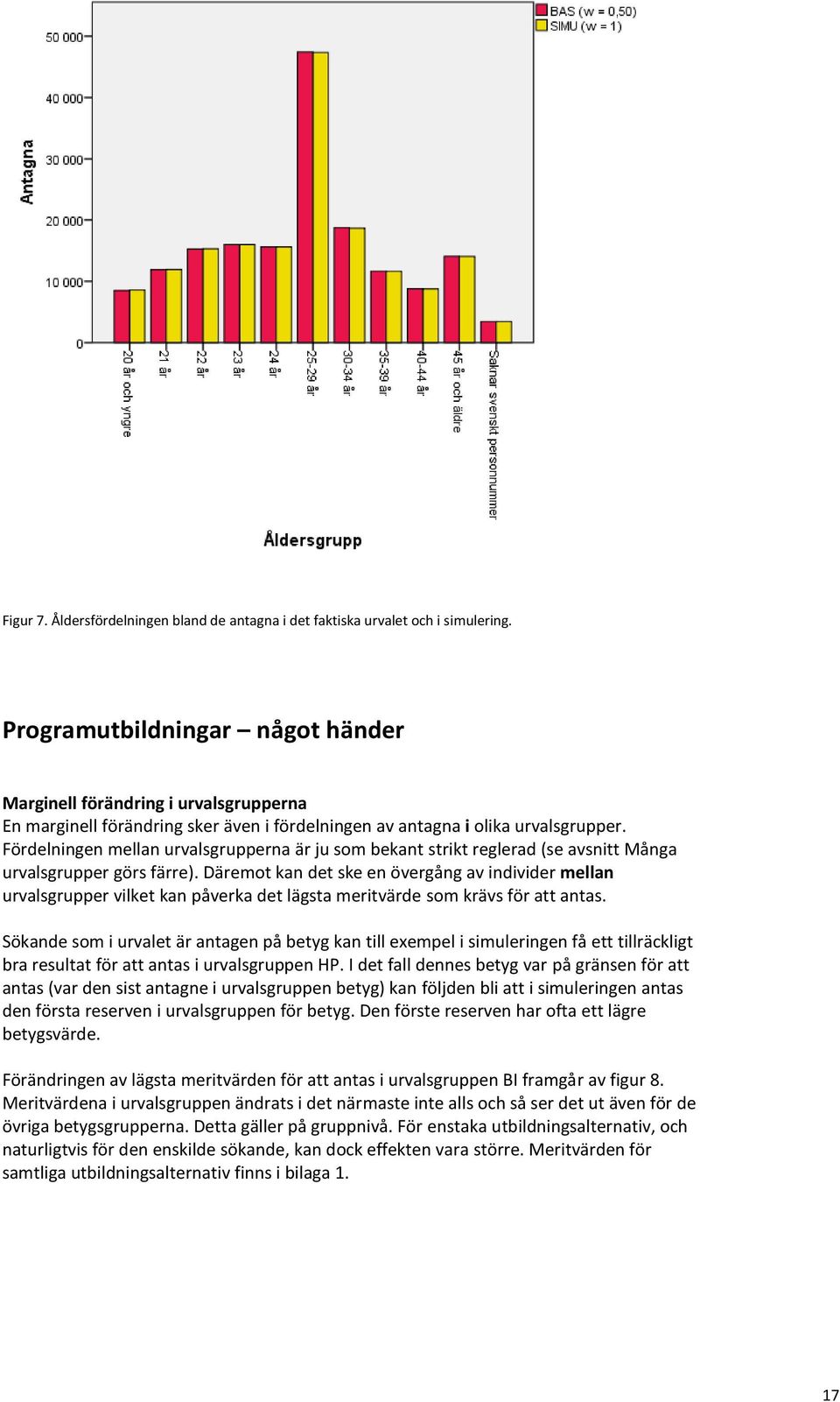 Fördelningen mellan urvalsgrupperna är ju som bekant strikt reglerad (se avsnitt Många urvalsgrupper görs färre).