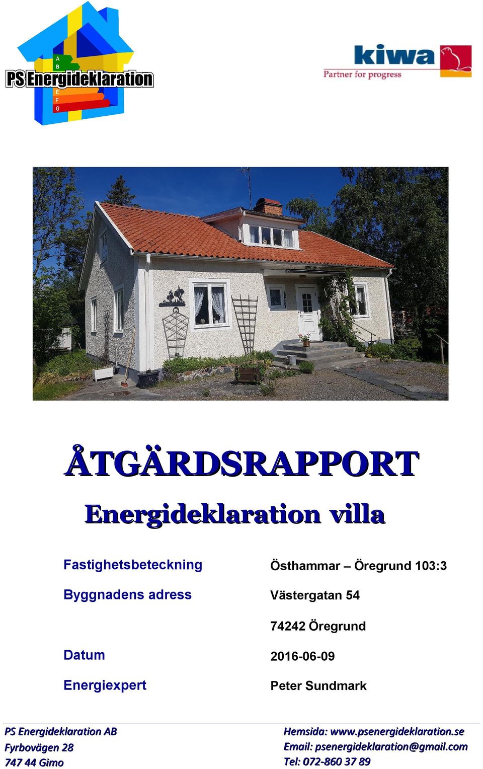 103:3 Byggnadens adress Västergatan 54 74242