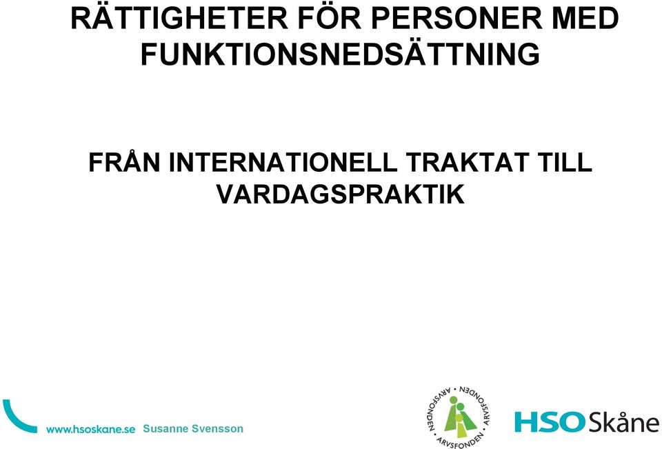 FRÅN INTERNATIONELL
