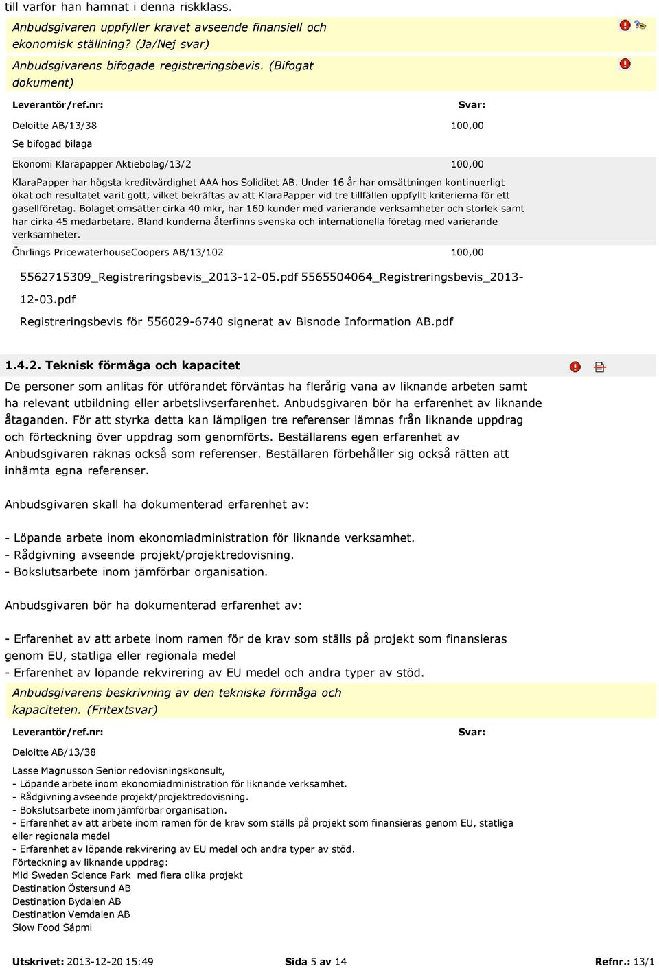 Under 16 år har omsättningen kontinuerligt ökat och resultatet varit gott, vilket bekräftas av att KlaraPapper vid tre tillfällen uppfyllt kriterierna för ett gasellföretag.