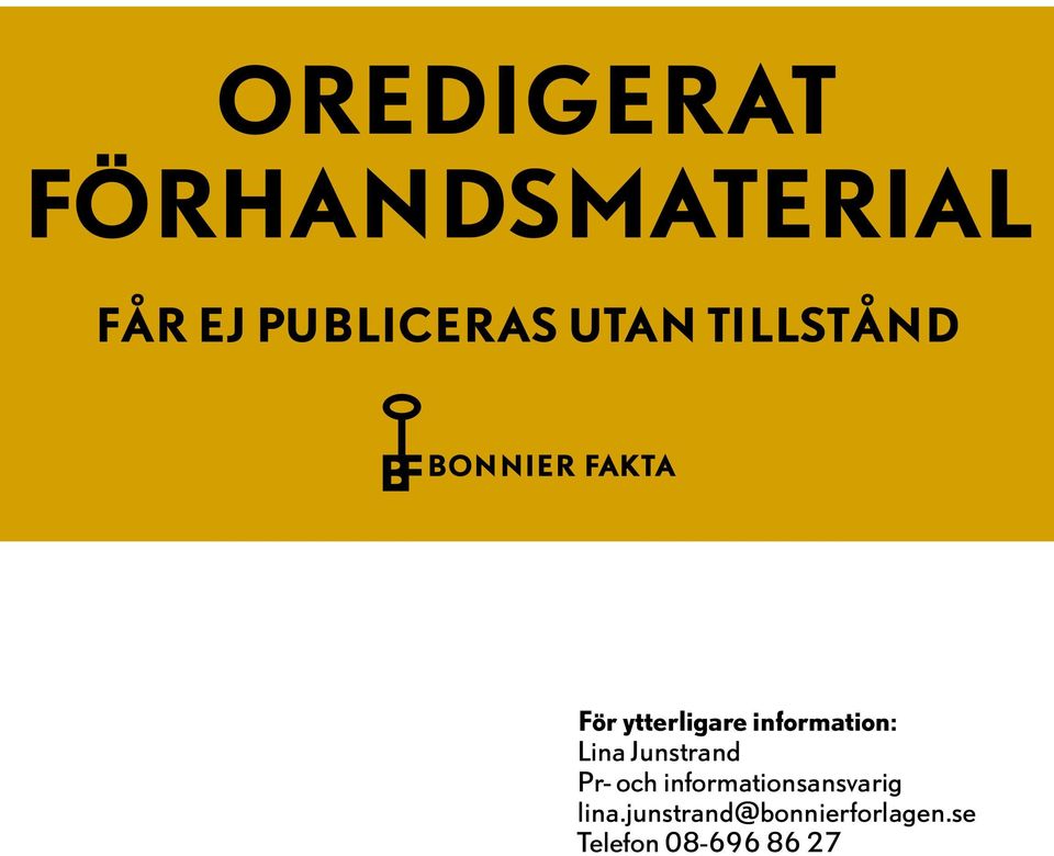 Lina Junstrand Pr- och informationsansvarig