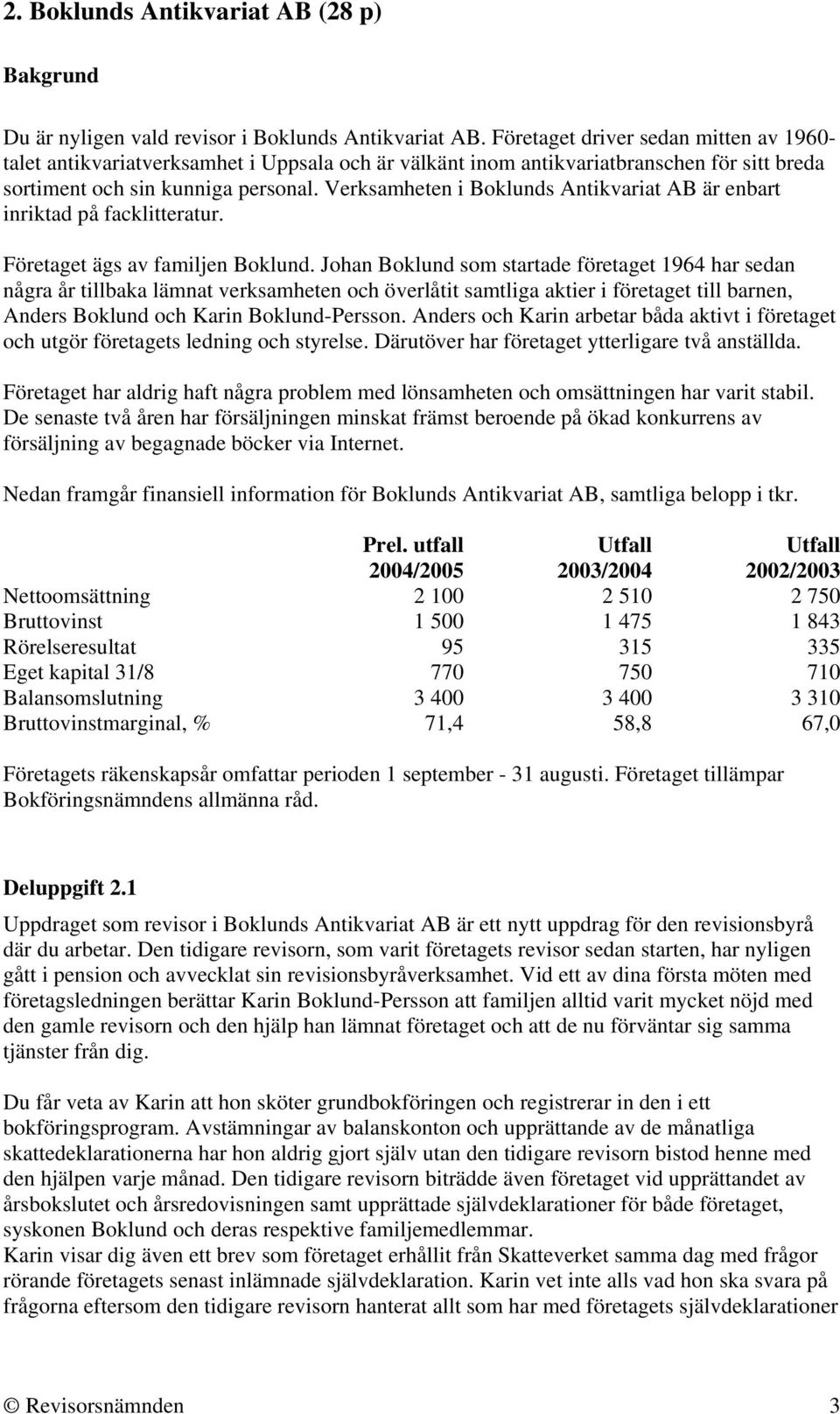 Verksamheten i Boklunds Antikvariat AB är enbart inriktad på facklitteratur. Företaget ägs av familjen Boklund.