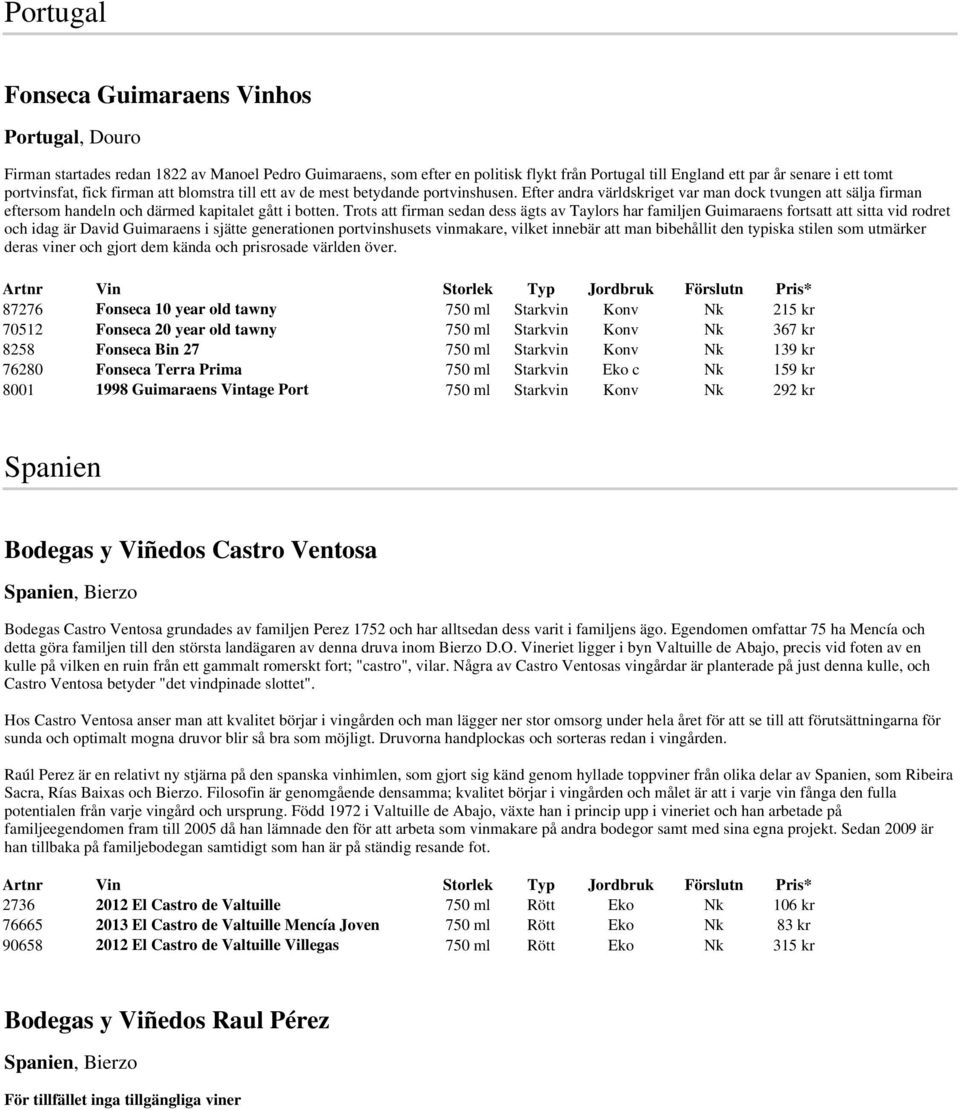 Trots att firman sedan dess ägts av Taylors har familjen Guimaraens fortsatt att sitta vid rodret och idag är David Guimaraens i sjätte generationen portvinshusets vinmakare, vilket innebär att man