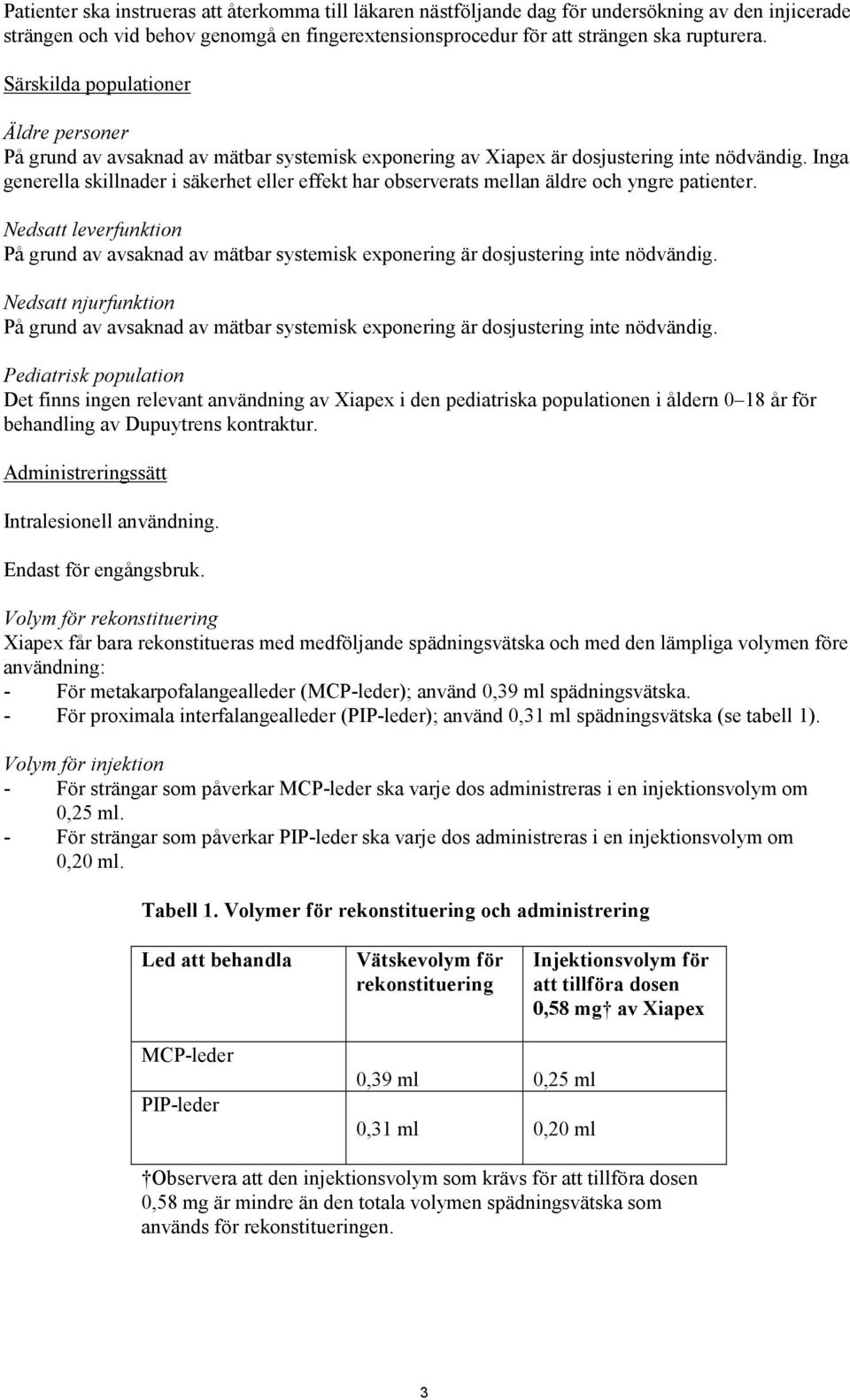 Inga generella skillnader i säkerhet eller effekt har observerats mellan äldre och yngre patienter.