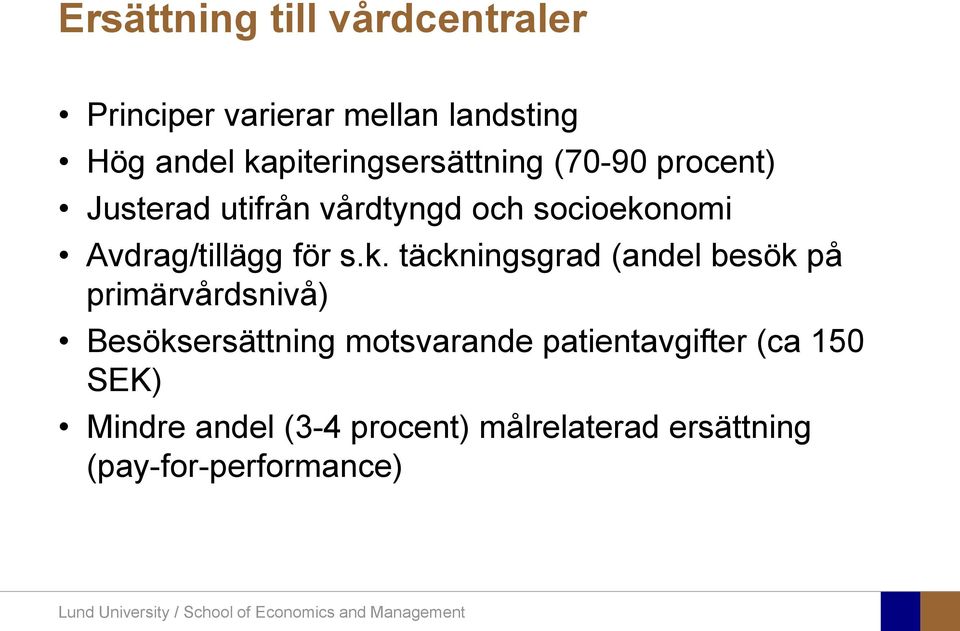 Avdrag/tillägg för s.k.