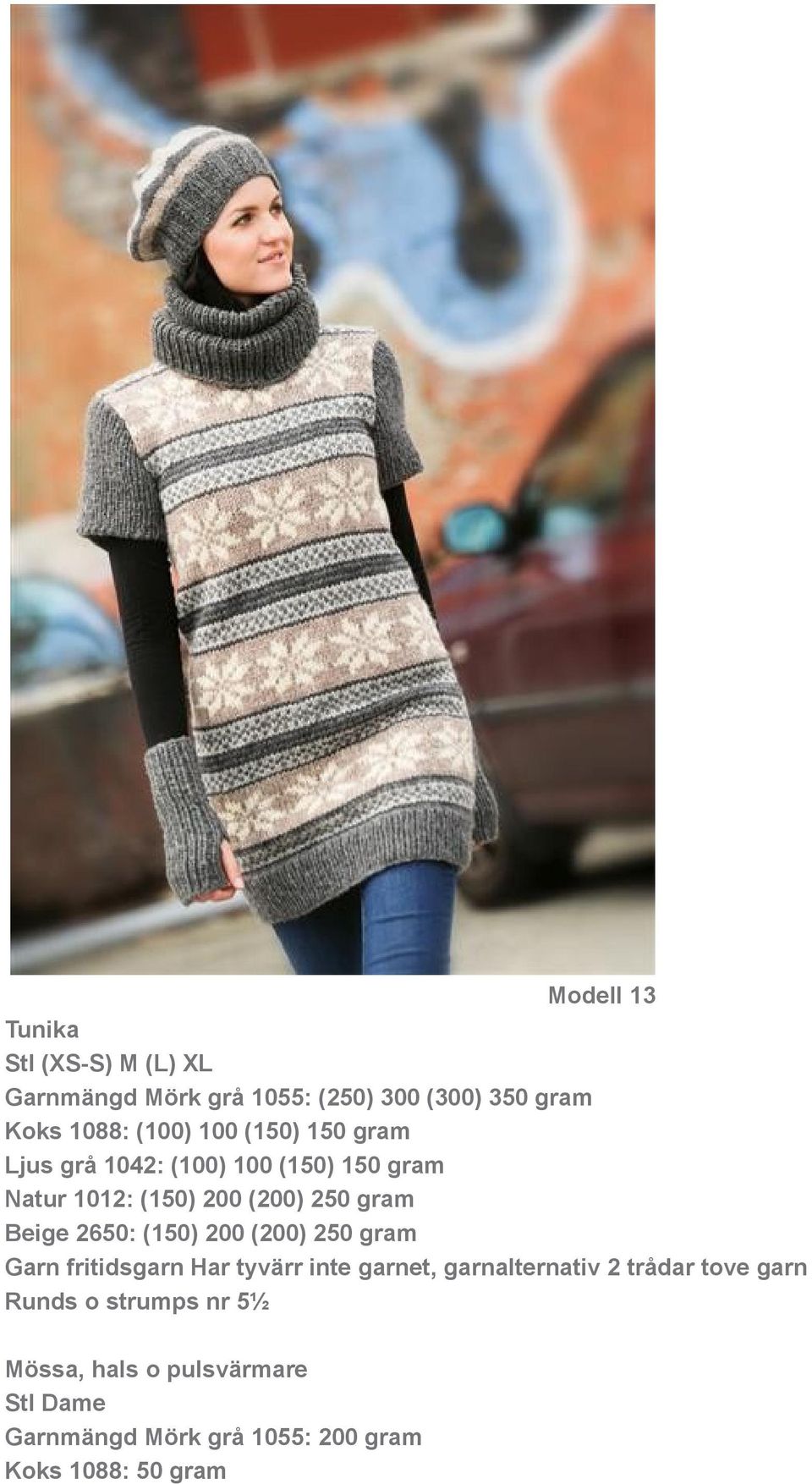 2650: (150) 200 (200) 250 gram Garn fritidsgarn Har tyvärr inte garnet, garnalternativ 2 trådar tove garn