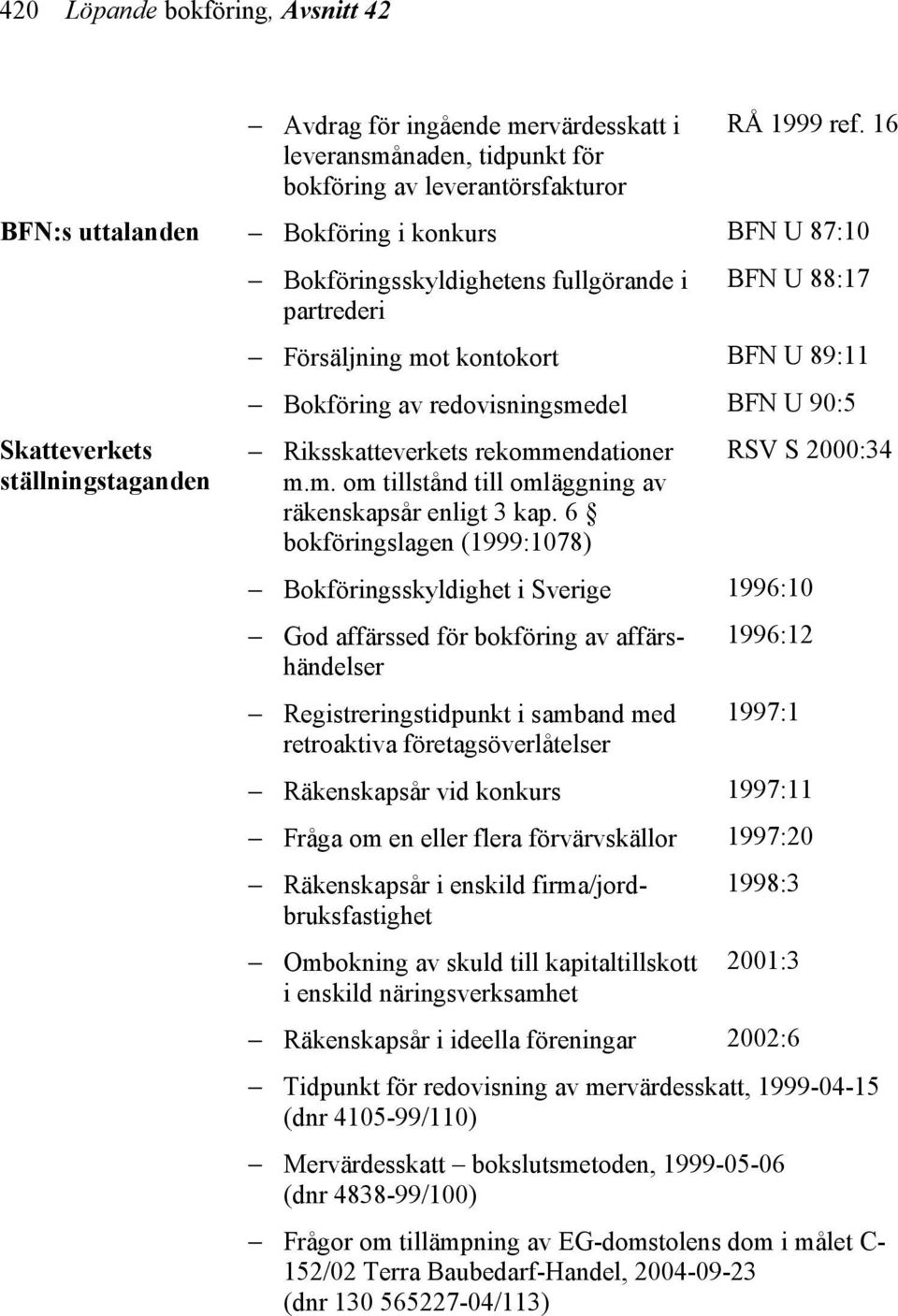 rekommendationer RSV S 2000:34 m.m. om tillstånd till omläggning av räkenskapsår enligt 3 kap.