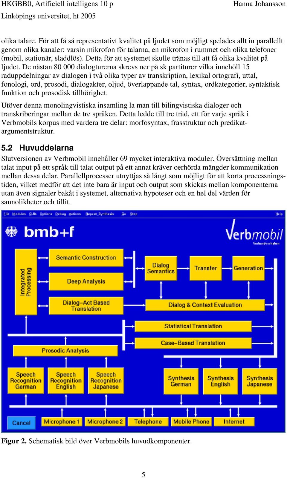 sladdlös). Detta för att systemet skulle tränas till att få olika kvalitet på ljudet.