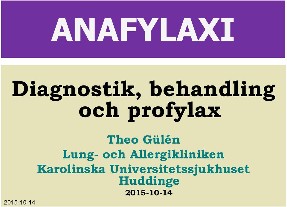 Allergikliniken Karolinska