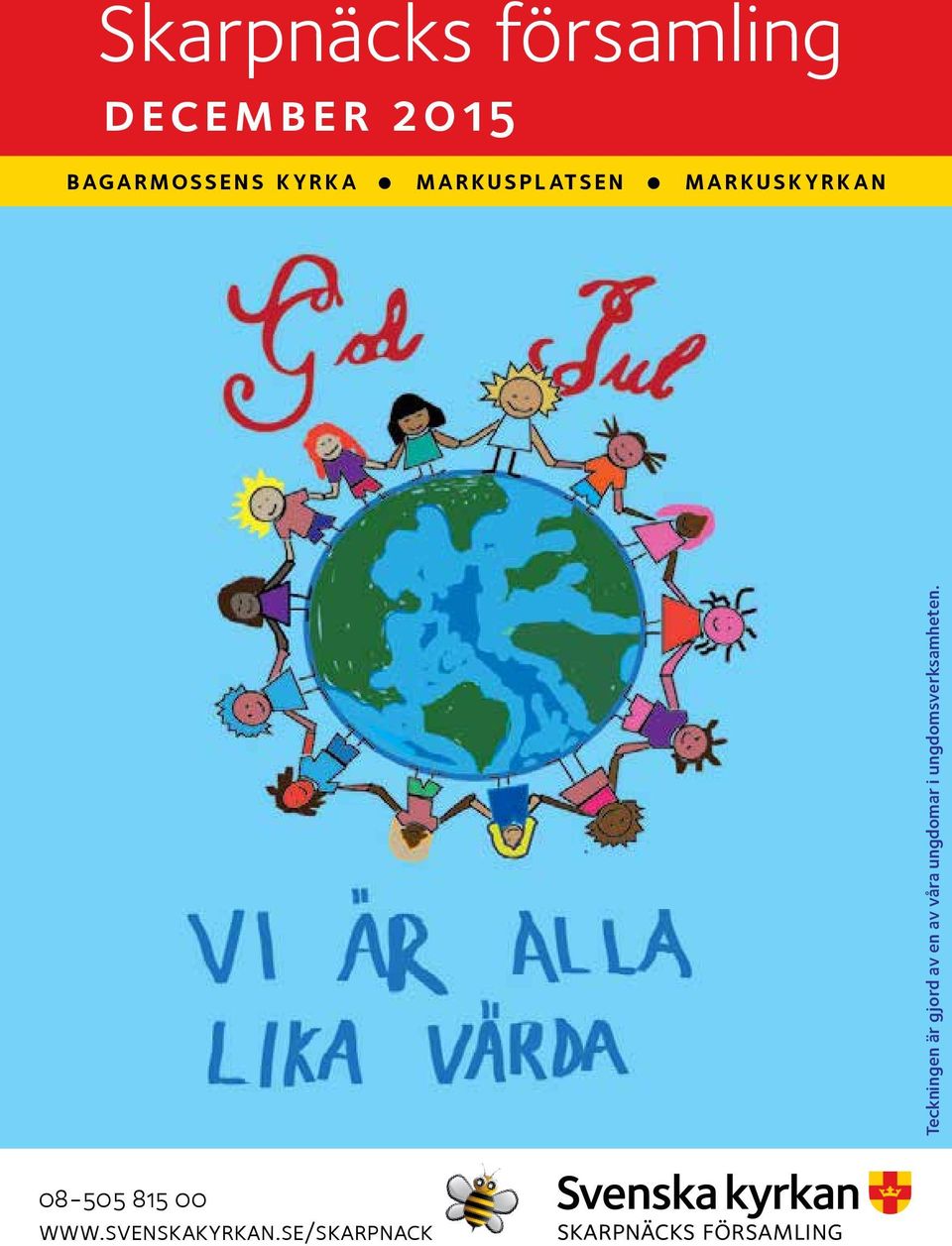 Teckningen är gjord av en av våra ungdomar i