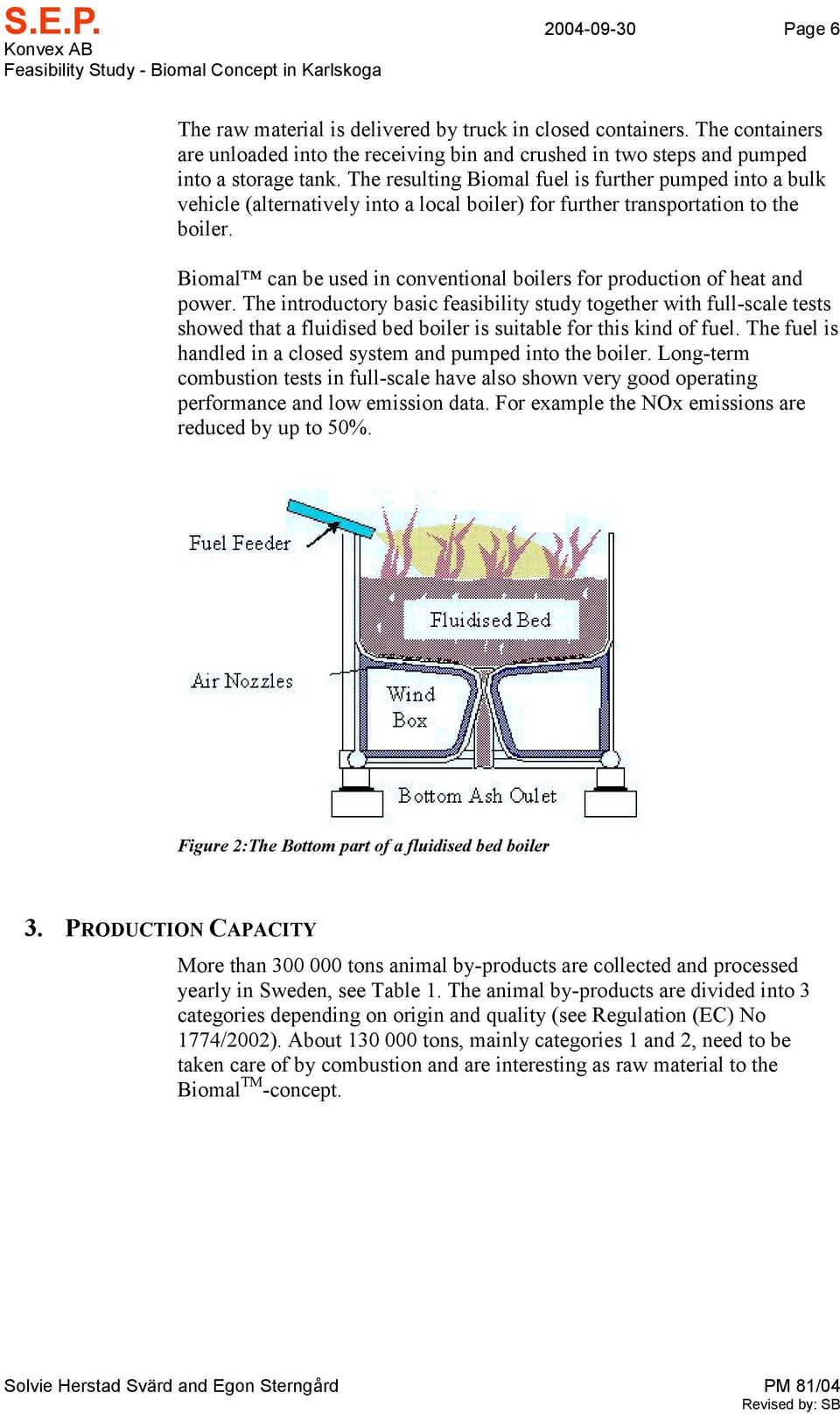 The resulting Biomal fuel is further pumped into a bulk vehicle (alternatively into a local boiler) for further transportation to the boiler.