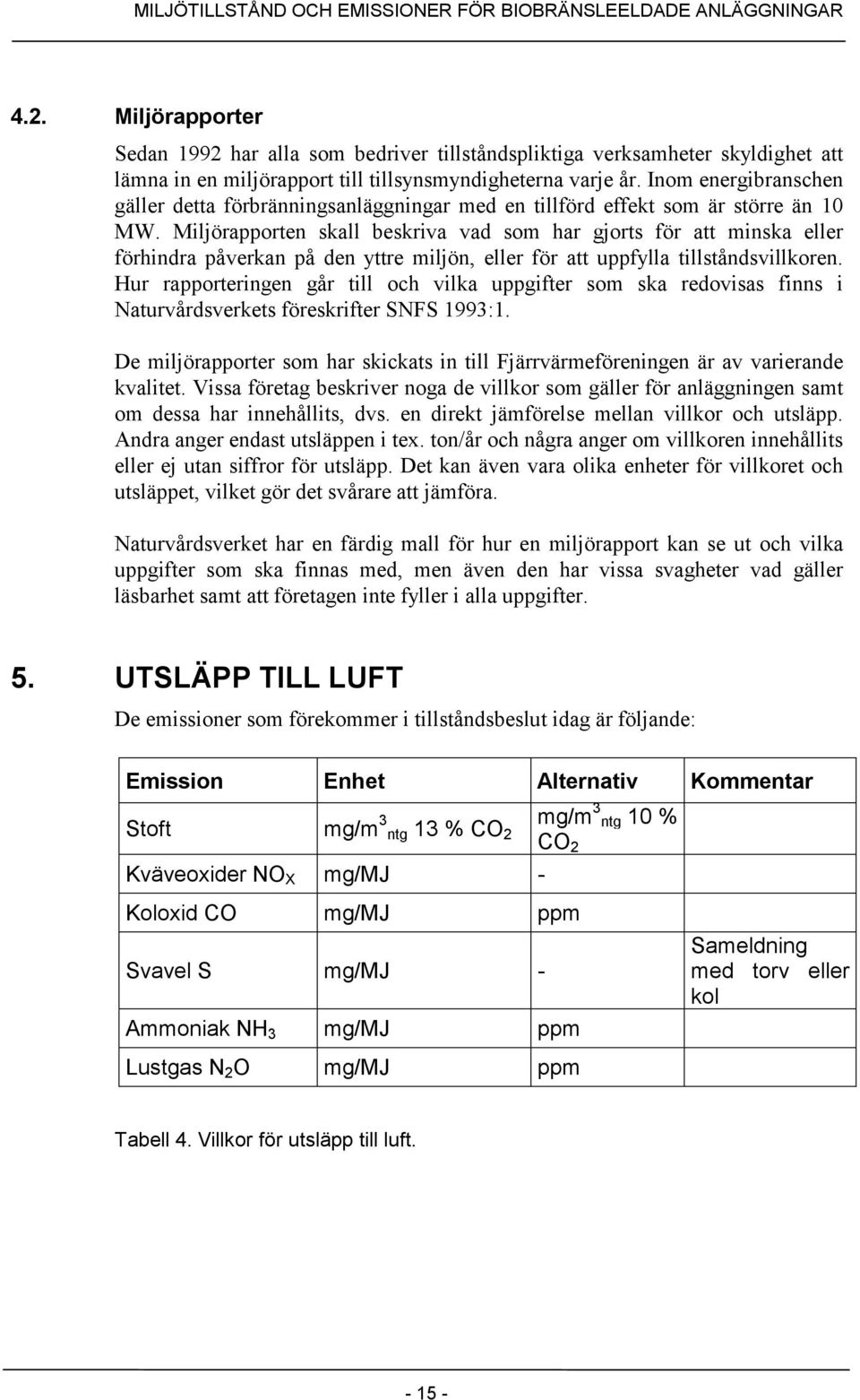 Miljörapporten skall beskriva vad som har gjorts för att minska eller förhindra påverkan på den yttre miljön, eller för att uppfylla tillståndsvillkoren.