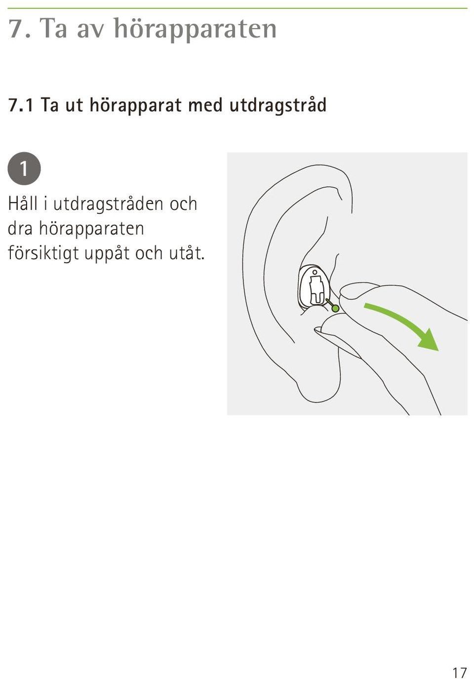 utdragstråd 1 Håll i