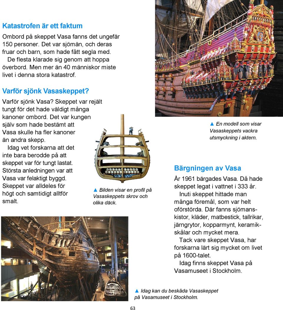 Det var kungen själv som hade bestämt att Vasa skulle ha fler kanoner än andra skepp. Idag vet forskarna att det inte bara berodde på att skeppet var för tungt lastat.