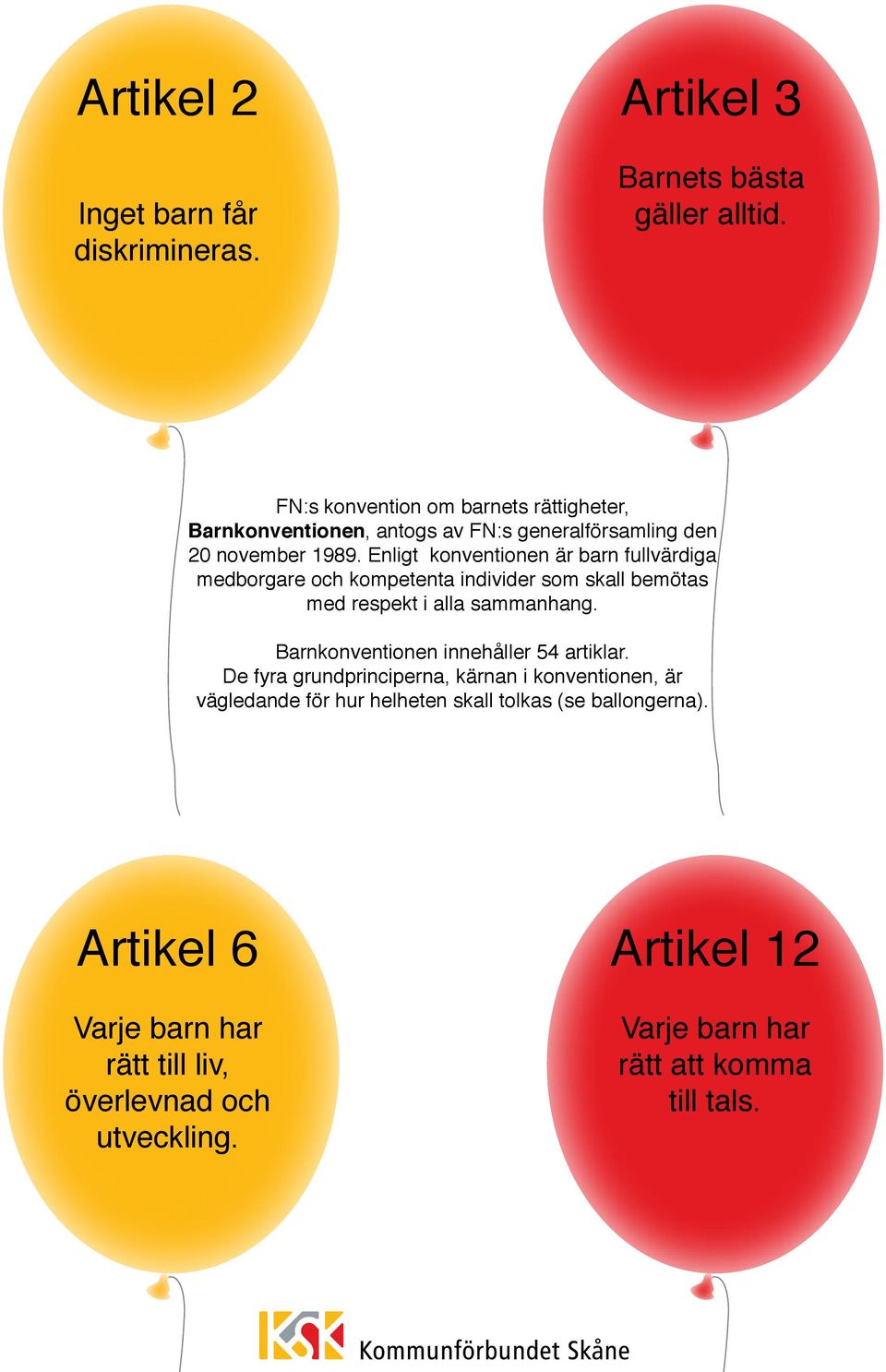 Enligt konventionen är barn fullvärdiga medborgare och kompetenta individer som skall bemötas med respekt i alla sammanhang.