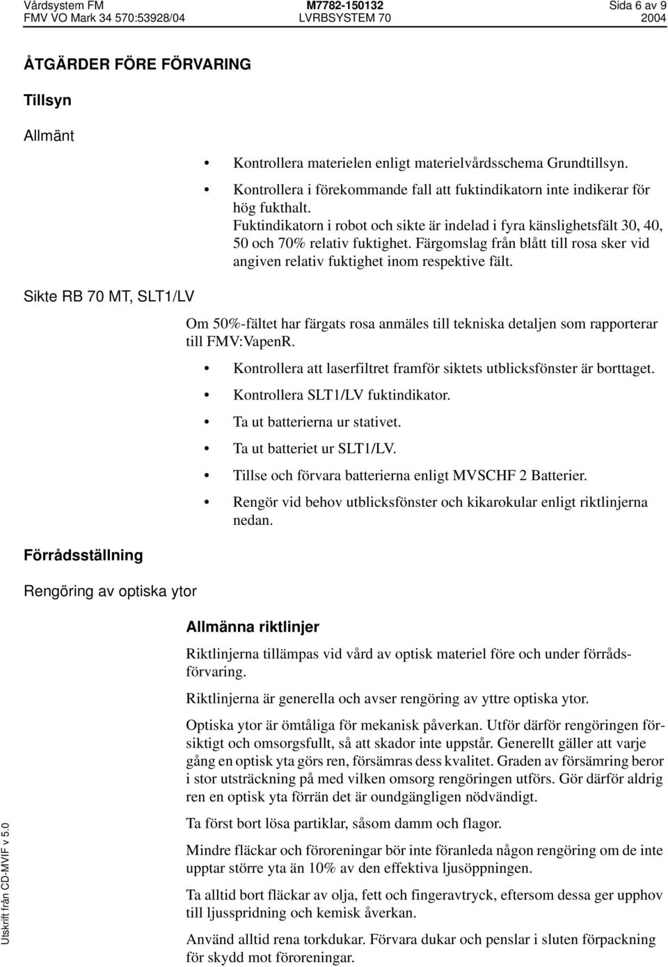 Färgomslag från blått till rosa sker vid angiven relativ fuktighet inom respektive fält.