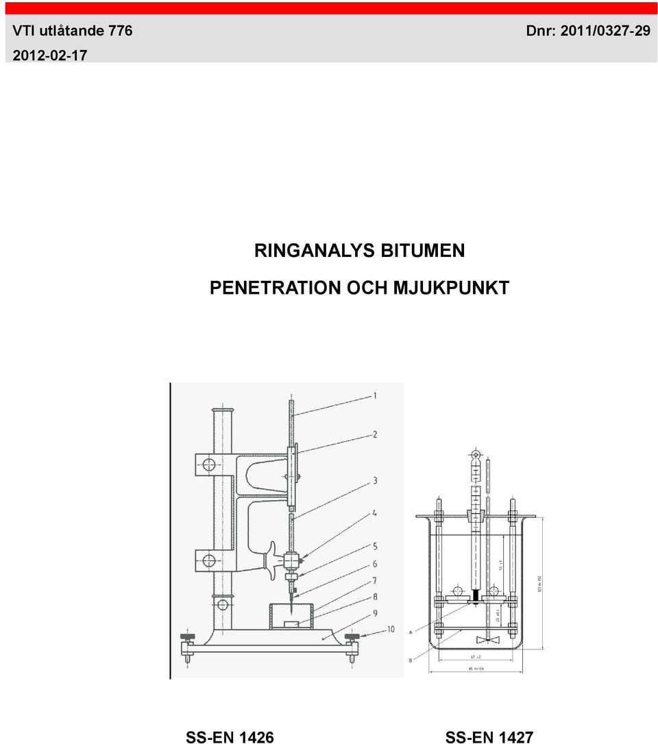 RINGANALYS BITUMEN