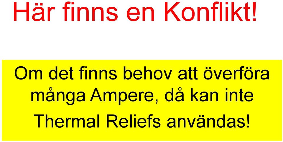 överföra många Ampere, då