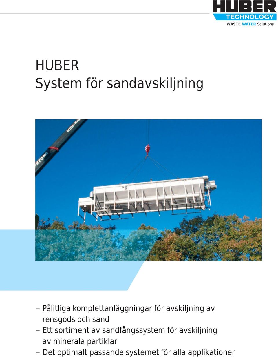 och sand Ett sortiment av sandfångssystem för avskiljning av