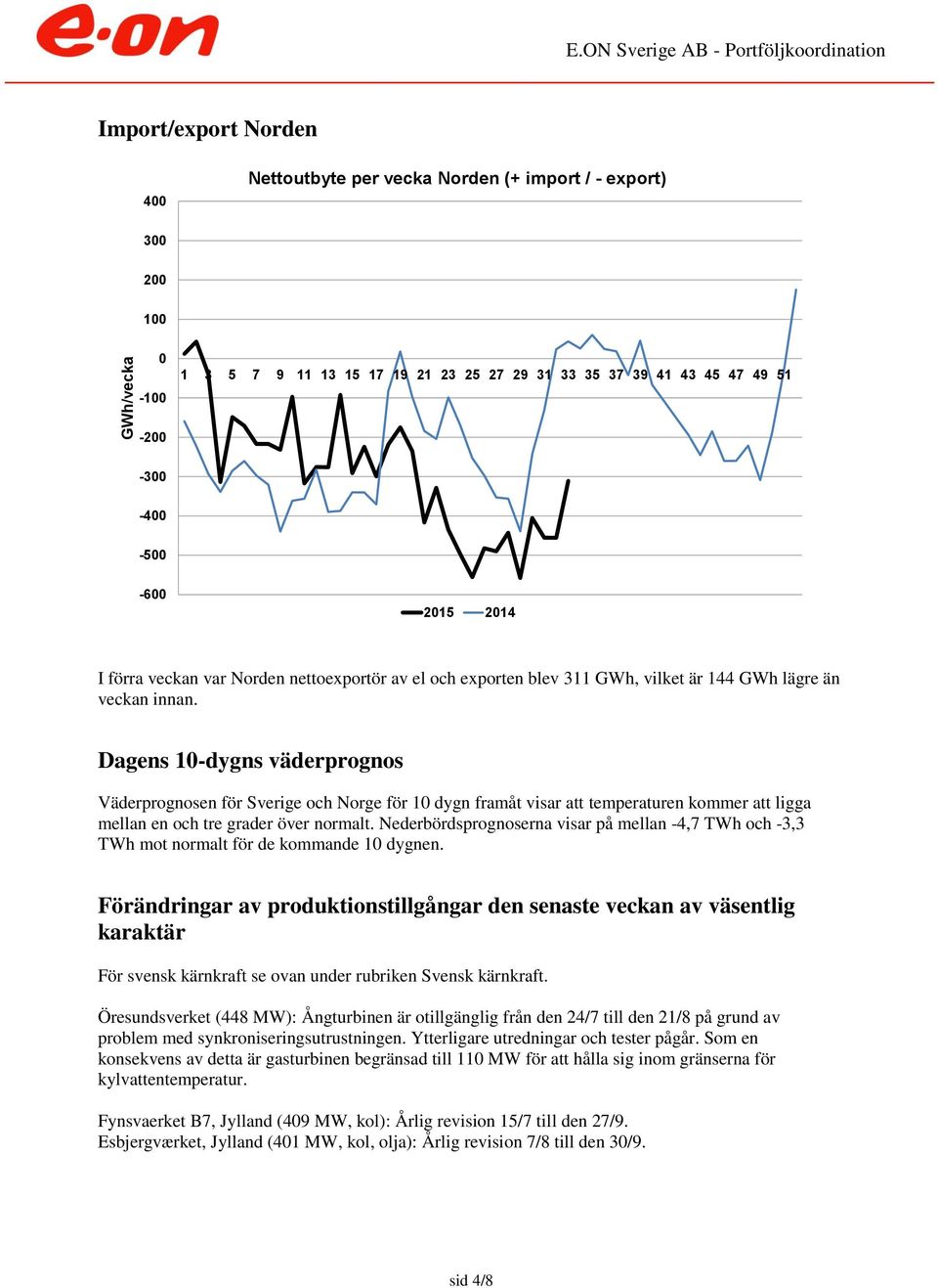 Dagens 1-dygns väderprognos Väderprognosen för Sverige och Norge för 1 dygn framåt visar att temperaturen kommer att ligga mellan en och tre grader över normalt.