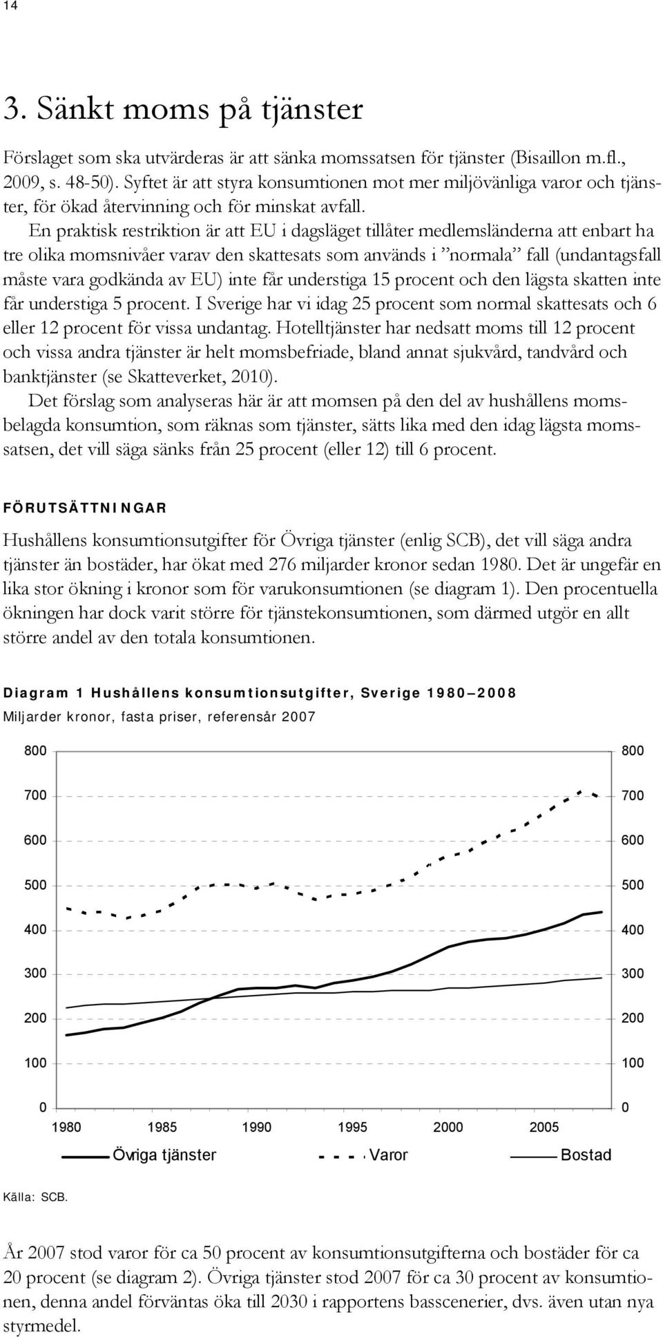 En praktisk restriktion är att EU i dagsläget tillåter medlemsländerna att enbart ha tre olika momsnivåer varav den skattesats som används i normala fall (undantagsfall måste vara godkända av EU)