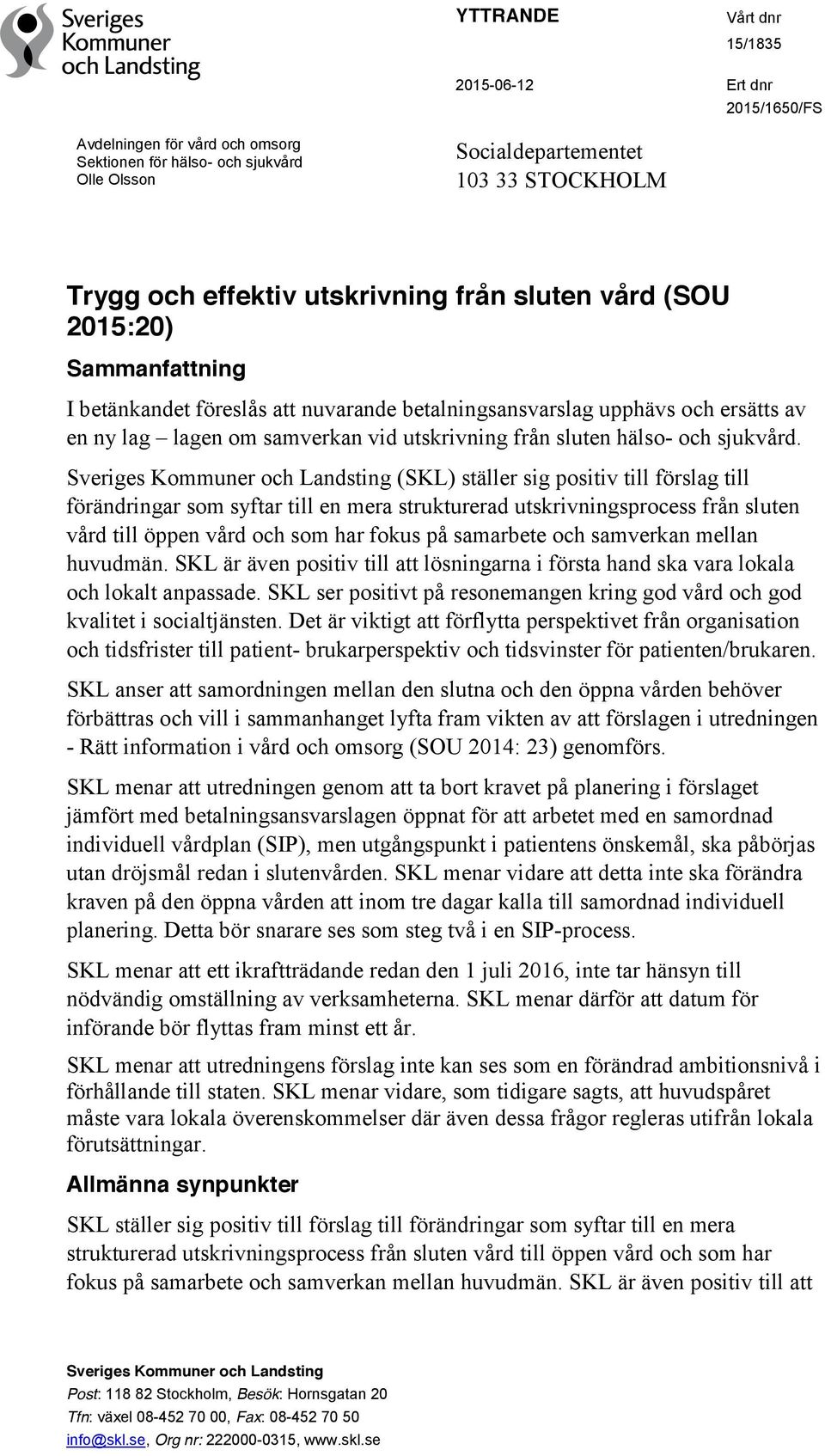 sjukvård.
