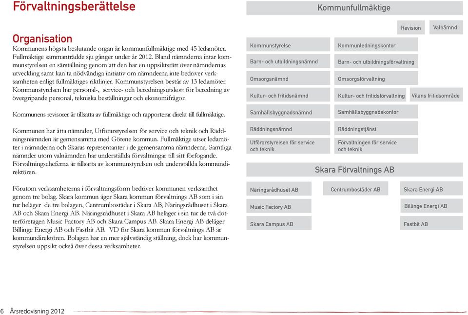 fullmäktiges riktlinjer. Kommunstyrelsen består av 13 ledamöter.