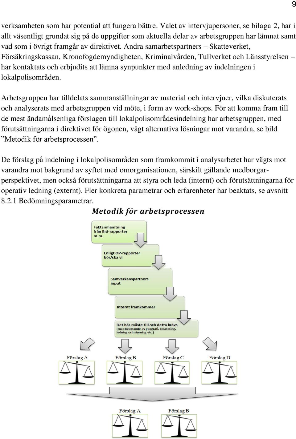 Andra samarbetspartners Skatteverket, Försäkringskassan, Kronofogdemyndigheten, Kriminalvården, Tullverket och Länsstyrelsen har kontaktats och erbjudits att lämna synpunkter med anledning av