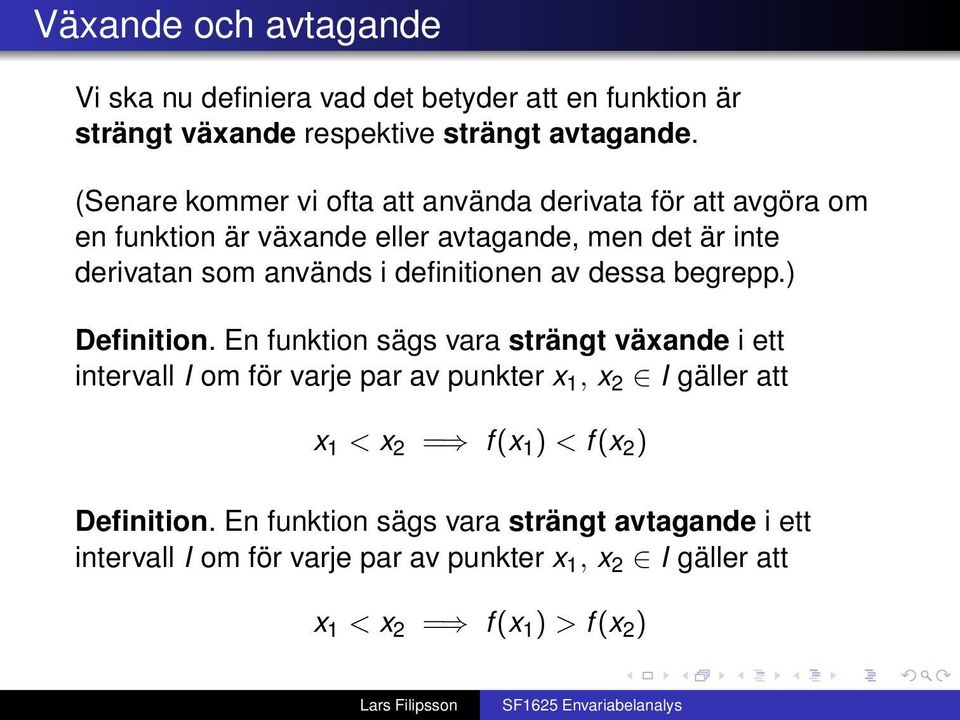 definitionen av dessa begrepp.) Definition.