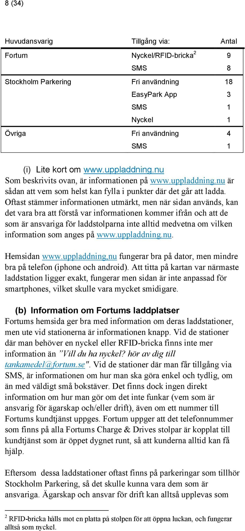 Oftast stämmer informationen utmärkt, men när sidan används, kan det vara bra att förstå var informationen kommer ifrån och att de som är ansvariga för laddstolparna inte alltid medvetna om vilken