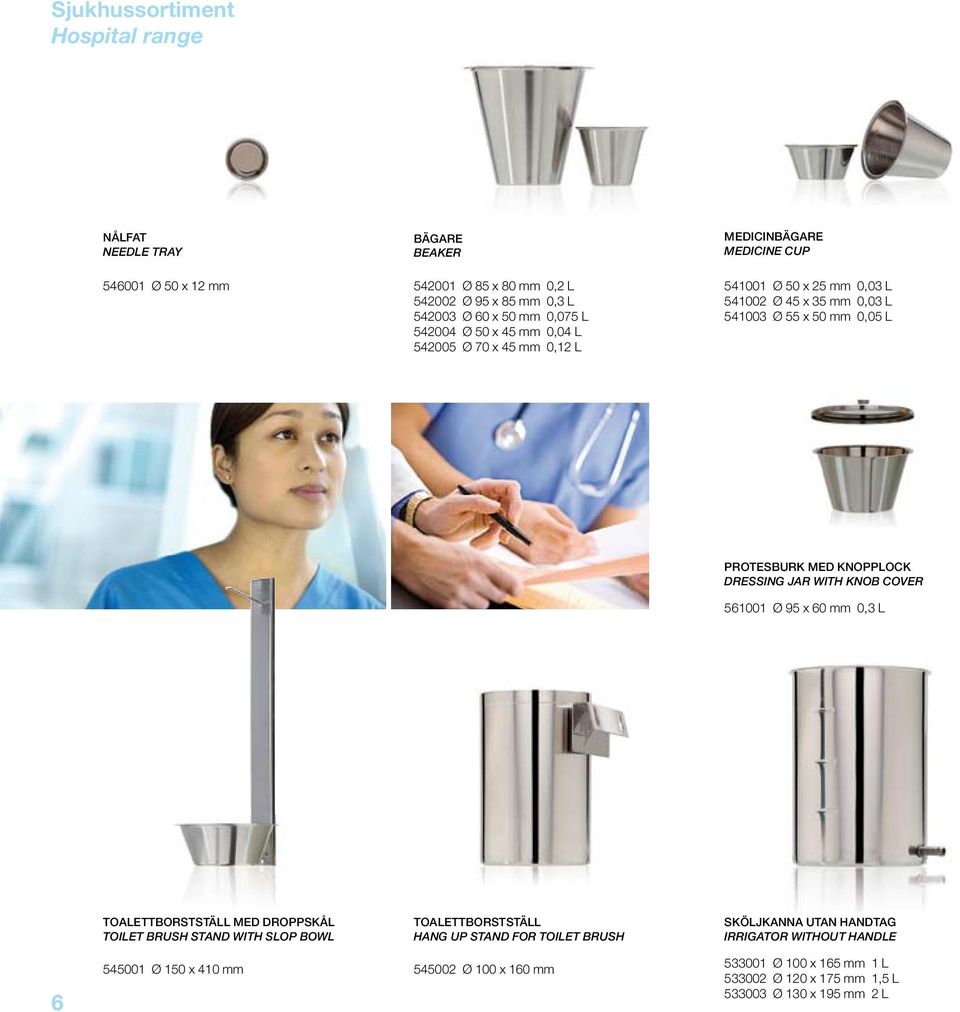 dressing jar with knob cover 561001 Ø 95 x 60 mm 0,3 L toalettborstställ med droppskål toilet brush stand with slop bowl toalettborstställ hang up stand for toilet