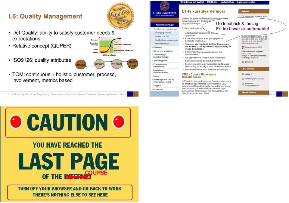 process internal external Saturation breakpoint Differentiation breakpoint quality in use Ge feedback &