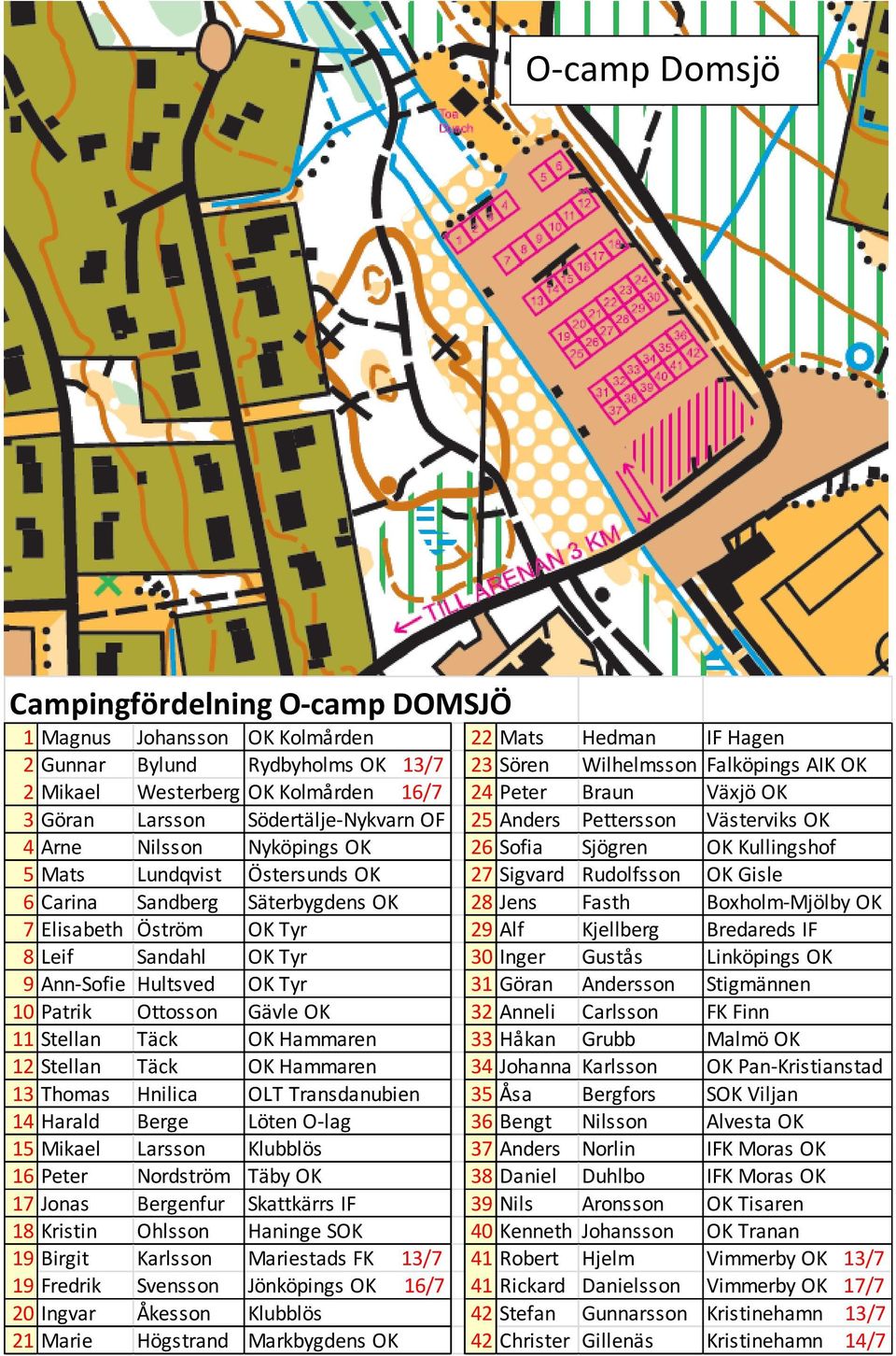 OK 27 Sigvard Rudolfsson OK Gisle 6 Carina Sandberg Säterbygdens OK 28 Jens Fasth Boxholm-Mjölby OK 7 Elisabeth Öström OK Tyr 29 Alf Kjellberg Bredareds IF 8 Leif Sandahl OK Tyr 30 Inger Gustås