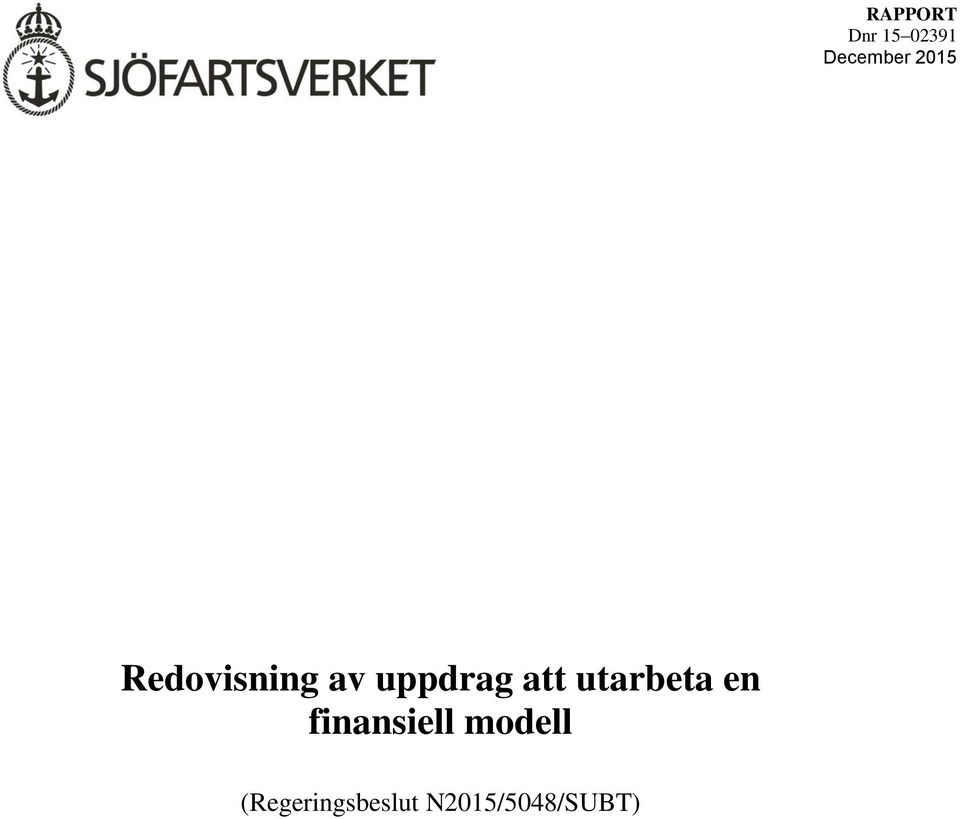 utarbeta en finansiell modell