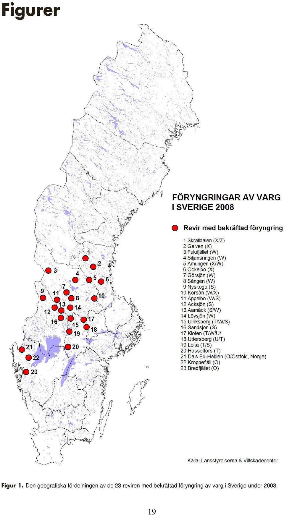 av de 23 reviren med