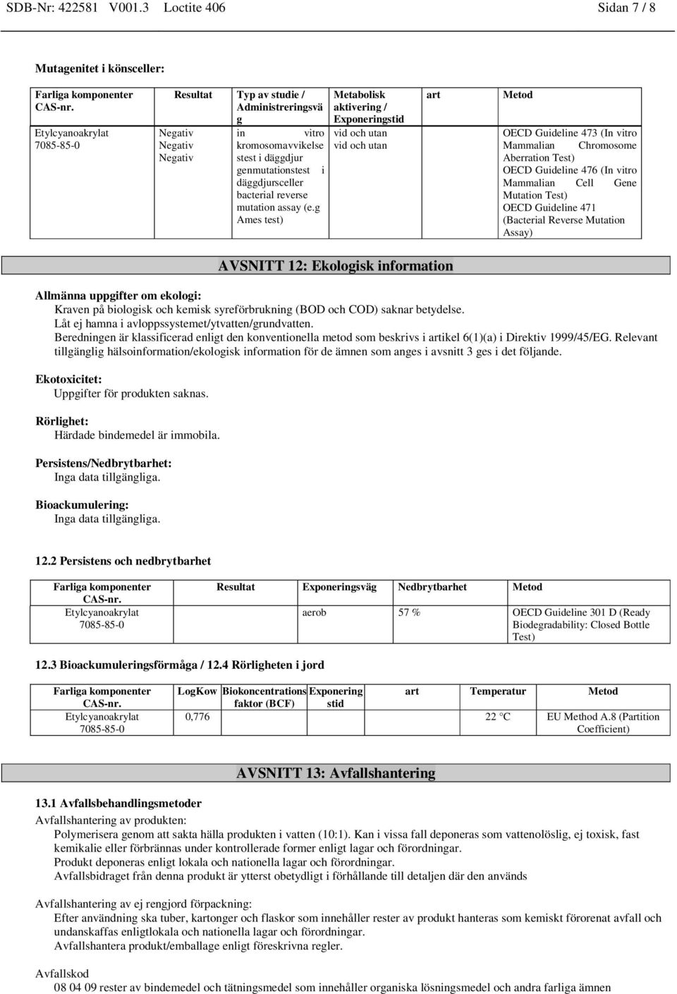 bacterial reverse mutation assay (e.